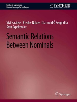 cover image of Semantic Relations Between Nominals